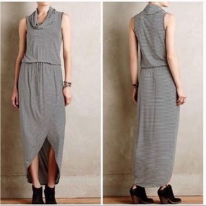 Anthropologie Dolan Cowl Neck Hi Lo Maxi Dress